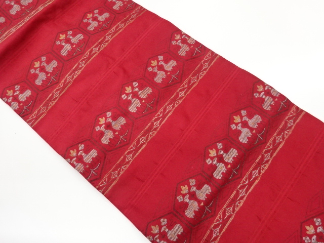 JAPANESE KIMONO / HORIZONTAL BAND / TORTOISESHELL / ABSTRACT ANIMAL PA